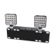 GloboStar® 85561 Βάση για Μπάρα η Προβολάκια Εργασίας LED με Θέση για Πινακίδα Αυτοκινήτου - Universal GloboStar® 85561 Βάση για Μπάρα η Προβολάκια Εργασίας LED με Θέση για Πινακίδα Αυτοκινήτου - Universal