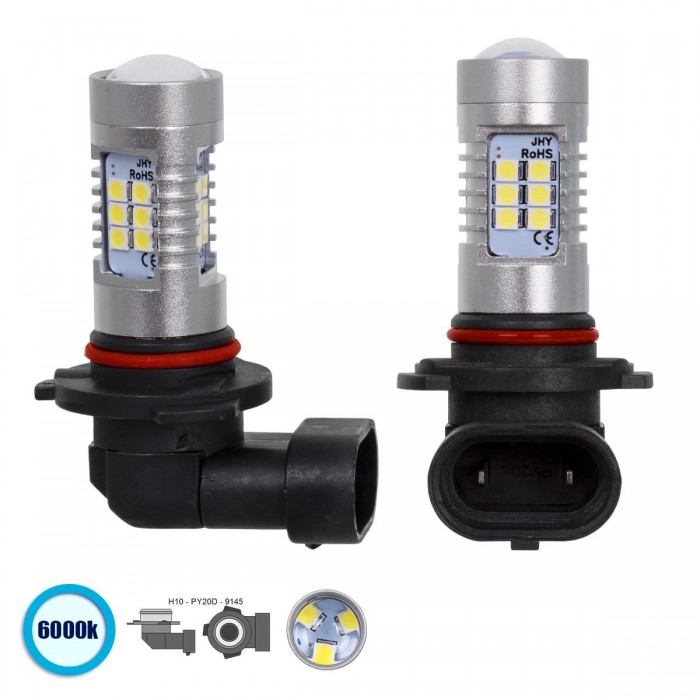 GloboStar® 85602 H10 JHY Line KIT Βασικού Φωτισμού Αυτοκινήτου & Μοτοσυκλέτας 2nd Generation Can-Bus Series LED SMD 3030 80W 8000lm DC 12V Αδιάβροχο IP65 Ψυχρό Λευκό 6000K GloboStar® 85602 H10 JHY Line KIT Βασικού Φωτισμού Αυτοκινήτου & Μοτοσυκλέτας 2nd Generation Can-Bus Series LED SMD 3030 80W 8000lm DC 12V Αδιάβροχο IP65 Ψυχρό Λευκό 6000K