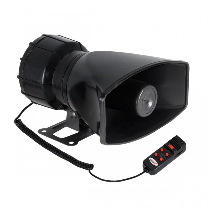 GloboStar® 85698 Τηλεβόας - Ντουντούκα - Σειρήνα - Κόρνα Αυτοκινήτου με 5 Προγράμματα Ήχητικών Εφέ Αστυνομίας - Πυροσβεστικής - Security με Μικρόφωνο - 100W 300db DC 12V Αδιάβροχο IP65 GloboStar® 85698 Τηλεβόας - Ντουντούκα - Σειρήνα - Κόρνα Αυτοκινήτου με 5 Προγράμματα Ήχητικών Εφέ Αστυνομίας - Πυροσβεστικής - Security με Μικρόφωνο - 100W 300db DC 12V Αδιάβροχο IP65