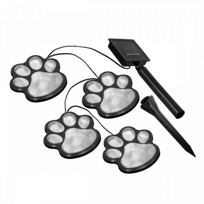 85700 Διακοσμητική Γιρλάντα Anime Footprints 2.5 Μέτρων με Controller 8 Προγραμμάτων Φωτισμού - 4 LED 1W με Ενσωματωμένη Μπαταρία 600mAh - Φωτοβολταϊκό Πάνελ - Αισθητήρα Ημέρας-Νύχτας - Βάση Κήπου & Μαύρο Καλώδιο Αδιάβροχη IP65 Πολύχρωμη RGB Μ2 85700 Διακοσμητική Γιρλάντα Anime Footprints 2.5 Μέτρων με Controller 8 Προγραμμάτων Φωτισμού - 4 LED 1W με Ενσωματωμένη Μπαταρία 600mAh - Φωτοβολταϊκό Πάνελ - Αισθητήρα Ημέρας-Νύχτας - Βάση Κήπου & Μαύρο Καλώδιο Αδιάβροχη IP65 Πολύχρωμη RGB Μ2