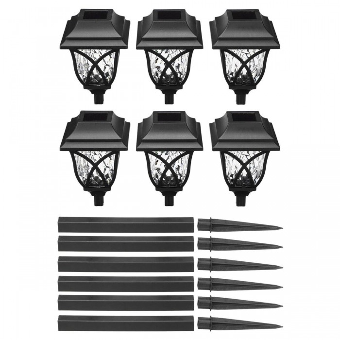GloboStar® 85702 ΣΕΤ 6 Τεμαχίων Αυτόνομα Ηλιακά Φωτιστικά LED SMD 1W 100lm με Ενσωματωμένη Μπαταρία 600mAh - Φωτοβολταϊκό Πάνελ με Αισθητήρα Ημέρας-Νύχτας Αδιάβροχο IP65 Φανάρι Κήπου Τετράγωνο Θερμό Λευκό 3000K GloboStar® 85702 ΣΕΤ 6 Τεμαχίων Αυτόνομα Ηλιακά Φωτιστικά LED SMD 1W 100lm με Ενσωματωμένη Μπαταρία 600mAh - Φωτοβολταϊκό Πάνελ με Αισθητήρα Ημέρας-Νύχτας Αδιάβροχο IP65 Φανάρι Κήπου Τετράγωνο Θερμό Λευκό 3000K