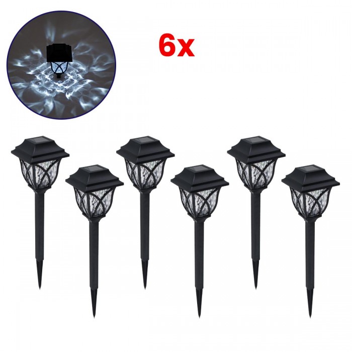 GloboStar® 85703 ΣΕΤ 6 Τεμαχίων Αυτόνομα Ηλιακά Φωτιστικά LED SMD 1W 100lm με Ενσωματωμένη Μπαταρία 600mAh - Φωτοβολταϊκό Πάνελ με Αισθητήρα Ημέρας-Νύχτας Αδιάβροχο IP65 Φανάρι Κήπου Τετράγωνο Λευκό Λευκό 6000K GloboStar® 85703 ΣΕΤ 6 Τεμαχίων Αυτόνομα Ηλιακά Φωτιστικά LED SMD 1W 100lm με Ενσωματωμένη Μπαταρία 600mAh - Φωτοβολταϊκό Πάνελ με Αισθητήρα Ημέρας-Νύχτας Αδιάβροχο IP65 Φανάρι Κήπου Τετράγωνο Λευκό Λευκό 6000K