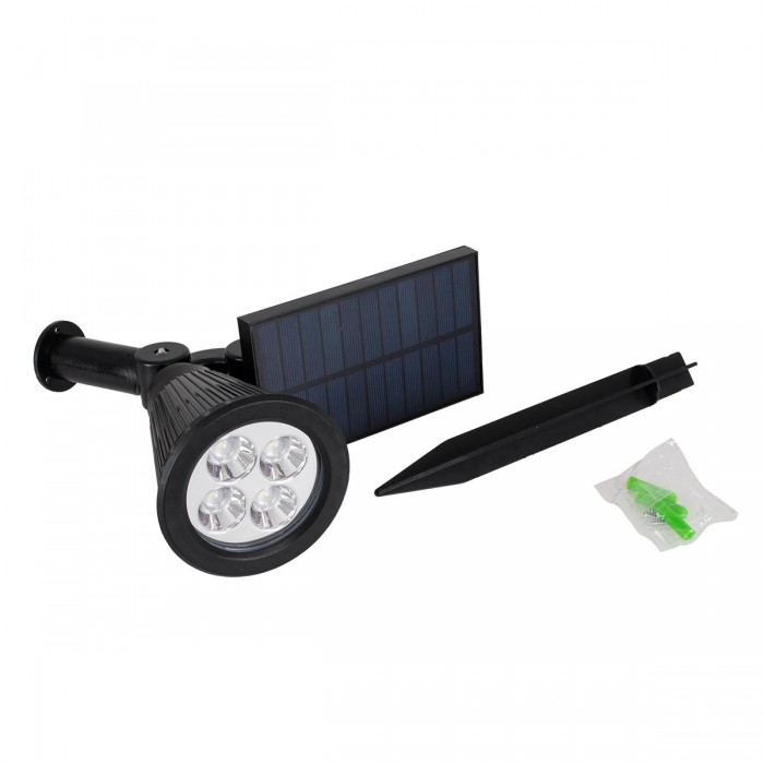GloboStar® 85709 Μαύρο Προβολάκι Σποτ Κήπου Πλαστικό Καρφωτό LED HIGH POWER 8W 800lm με Ενσωματωμένη Μπαταρία 2200mAh - Φωτοβολταϊκό Πάνελ με Αισθητήρα Ημέρας-Νύχτας Αδιάβροχo IP67 Θερμό Λευκό 3000K GloboStar® 85709 Μαύρο Προβολάκι Σποτ Κήπου Πλαστικό Καρφωτό LED HIGH POWER 8W 800lm με Ενσωματωμένη Μπαταρία 2200mAh - Φωτοβολταϊκό Πάνελ με Αισθητήρα Ημέρας-Νύχτας Αδιάβροχo IP67 Θερμό Λευκό 3000K