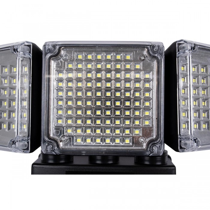 GloboStar® 85711 Αυτόνομος Ηλιακός Προβολέας με Τρεις Περιστρεφόμενες Κεφαλές LED SMD 2835 50W 2500lm με Ενσωματωμένη Μπαταρία 3400mAh - Φωτοβολταϊκό Πάνελ με Αισθητήρα Ημέρας-Νύχτας - PIR Αισθητήρα Κίνησης Αδιάβροχο IP65 Ψυχρό Λευκό 6000K GloboStar® 85711 Αυτόνομος Ηλιακός Προβολέας με Τρεις Περιστρεφόμενες Κεφαλές LED SMD 2835 50W 2500lm με Ενσωματωμένη Μπαταρία 3400mAh - Φωτοβολταϊκό Πάνελ με Αισθητήρα Ημέρας-Νύχτας - PIR Αισθητήρα Κίνησης Αδιάβροχο IP65 Ψυχρό Λευκό 6000K