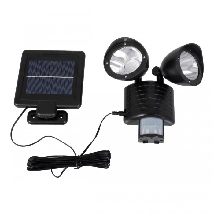 GloboStar® 85712 Μαύρο Αυτόνομο Ηλιακό Φωτιστικό LED SMD 10W 150lm με Ενσωματωμένη Μπαταρία 1200mAh - Φωτοβολταϊκό Πάνελ με Αισθητήρα Ημέρας-Νύχτας και PIR Αισθητήρα Κίνησης Αδιάβροχο IP54 Ψυχρό Λευκό 6000K GloboStar® 85712 Μαύρο Αυτόνομο Ηλιακό Φωτιστικό LED SMD 10W 150lm με Ενσωματωμένη Μπαταρία 1200mAh - Φωτοβολταϊκό Πάνελ με Αισθητήρα Ημέρας-Νύχτας και PIR Αισθητήρα Κίνησης Αδιάβροχο IP54 Ψυχρό Λευκό 6000K