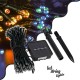 85809 Διακοσμητική Γιρλάντα 10 Μέτρων με Controller 8 Προγραμμάτων Φωτισμού - 100 LED 4W με Ενσωματωμένη Μπαταρία 600mAh - Φωτοβολταϊκό Πάνελ - Αισθητήρα Ημέρας-Νύχτας - Βάση Κήπου & Σκούρο Πράσινο Καλώδιο Αδιάβροχη IP65 Πολύχρωμη RGB Μ10m 85809 Διακοσμητική Γιρλάντα 10 Μέτρων με Controller 8 Προγραμμάτων Φωτισμού - 100 LED 4W με Ενσωματωμένη Μπαταρία 600mAh - Φωτοβολταϊκό Πάνελ - Αισθητήρα Ημέρας-Νύχτας - Βάση Κήπου & Σκούρο Πράσινο Καλώδιο Αδιάβροχη IP65 Πολύχρωμη RGB Μ10m