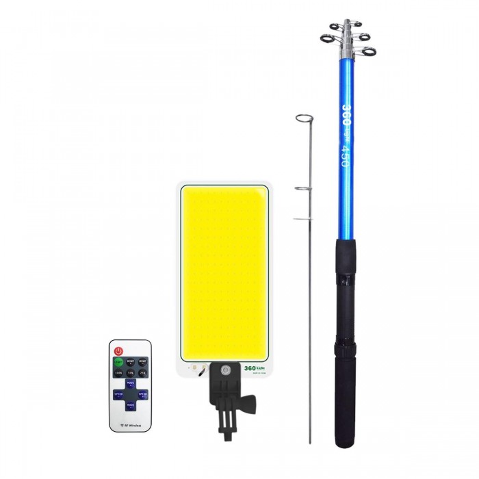 GloboStar® 85821 Τηλεσκοπικό Καλάμι Ψαρέματος 5m με Πάνελ Φωτισμού 800W 48000lm DC 12V Αδιάβροχο IP65 Ψυχρό Λευκό 6000K GloboStar® 85821 Τηλεσκοπικό Καλάμι Ψαρέματος 5m με Πάνελ Φωτισμού 800W 48000lm DC 12V Αδιάβροχο IP65 Ψυχρό Λευκό 6000K
