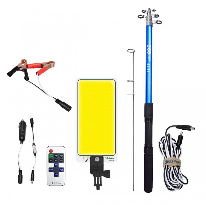 GloboStar® 85821 Τηλεσκοπικό Καλάμι Ψαρέματος 5m με Πάνελ Φωτισμού 800W 48000lm DC 12V Αδιάβροχο IP65 Ψυχρό Λευκό 6000K GloboStar® 85821 Τηλεσκοπικό Καλάμι Ψαρέματος 5m με Πάνελ Φωτισμού 800W 48000lm DC 12V Αδιάβροχο IP65 Ψυχρό Λευκό 6000K