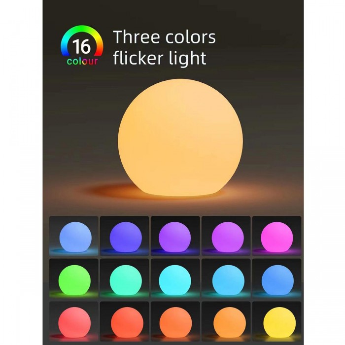 GloboStar® 85824 Ακρυλικό Φωτιστικό Μπάλα Εξωτερικού Χώρου - Πισίνας LED Globe 5W Φ24 Επαναφορτιζόμενο Μπαταρίας με Καλώδιο USB - Φορτιστή και Ασύρματο Χειριστήριο IR Αδιάβροχο IP65 Πολύχρωμο RGBW GloboStar® 85824 Ακρυλικό Φωτιστικό Μπάλα Εξωτερικού Χώρου - Πισίνας LED Globe 5W Φ24 Επαναφορτιζόμενο Μπαταρίας με Καλώδιο USB - Φορτιστή και Ασύρματο Χειριστήριο IR Αδιάβροχο IP65 Πολύχρωμο RGBW