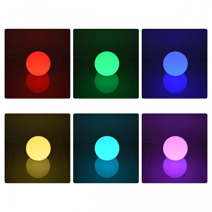 GloboStar® 85824 Ακρυλικό Φωτιστικό Μπάλα Εξωτερικού Χώρου - Πισίνας LED Globe 5W Φ24 Επαναφορτιζόμενο Μπαταρίας με Καλώδιο USB - Φορτιστή και Ασύρματο Χειριστήριο IR Αδιάβροχο IP65 Πολύχρωμο RGBW GloboStar® 85824 Ακρυλικό Φωτιστικό Μπάλα Εξωτερικού Χώρου - Πισίνας LED Globe 5W Φ24 Επαναφορτιζόμενο Μπαταρίας με Καλώδιο USB - Φορτιστή και Ασύρματο Χειριστήριο IR Αδιάβροχο IP65 Πολύχρωμο RGBW