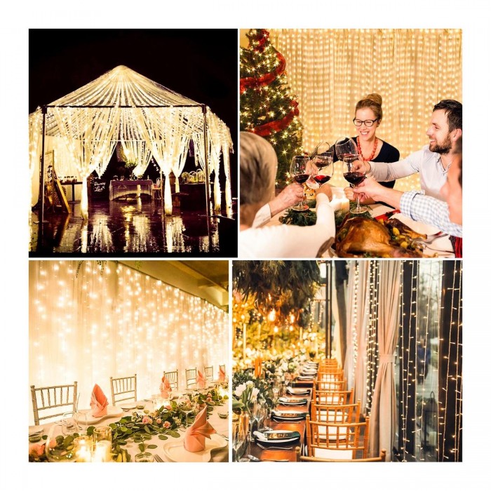 85830 Διακοσμητική Κουρτίνα 3 x 6 Μέτρα με Controller 8 Προγραμμάτων Εναλλαγών Φωτισμού - Επεκτεινόμενη 600 LED 6W AC 230V με Διάφανο Καλώδιο & Πρίζα Schuko Αδιάβροχη IP44 Θερμό Λευκό 3000K Μ3 x Υ6m 85830 Διακοσμητική Κουρτίνα 3 x 6 Μέτρα με Controller 8 Προγραμμάτων Εναλλαγών Φωτισμού - Επεκτεινόμενη 600 LED 6W AC 230V με Διάφανο Καλώδιο & Πρίζα Schuko Αδιάβροχη IP44 Θερμό Λευκό 3000K Μ3 x Υ6m