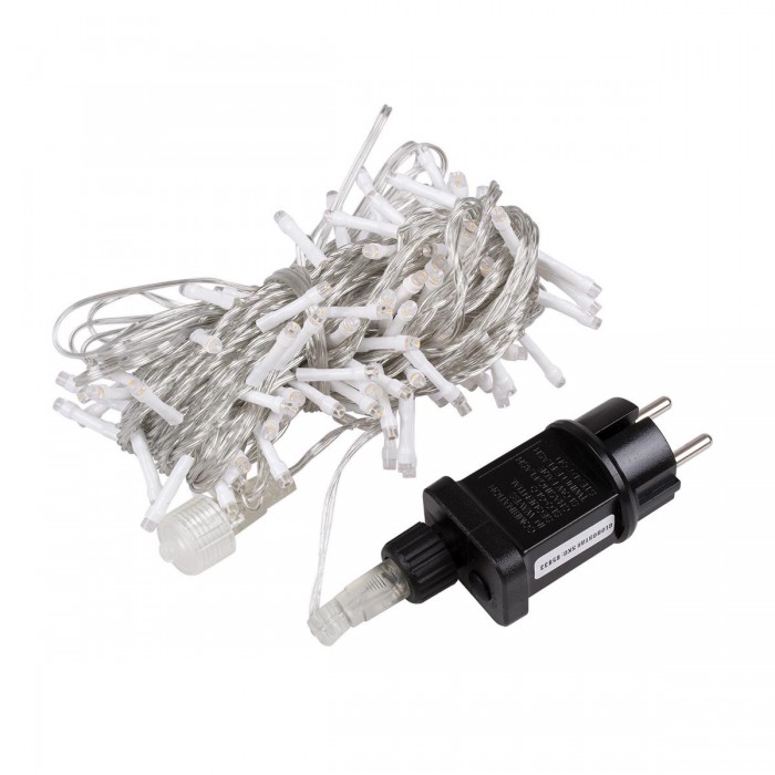 85833 Διακοσμητική Γιρλάντα 13 Μέτρα με Controller 8 Προγραμμάτων Εναλλαγών Φωτισμού - Επεκτεινόμενη 100 LED 3.6W AC 230V με Διάφανο Καλώδιο & Πρίζα Schuko Αδιάβροχη IP44 Θερμό Λευκό 3000K Μ13m 85833 Διακοσμητική Γιρλάντα 13 Μέτρα με Controller 8 Προγραμμάτων Εναλλαγών Φωτισμού - Επεκτεινόμενη 100 LED 3.6W AC 230V με Διάφανο Καλώδιο & Πρίζα Schuko Αδιάβροχη IP44 Θερμό Λευκό 3000K Μ13m