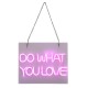 GloboStar® 85852 Φωτιστικό Ταμπέλα Φωτεινή Επιγραφή NEON LED Σήμανσης DO WHAT YOU LOVE 30W AC 230V με Διακόπτη On/Off Ροζ GloboStar® 85852 Φωτιστικό Ταμπέλα Φωτεινή Επιγραφή NEON LED Σήμανσης DO WHAT YOU LOVE 30W AC 230V με Διακόπτη On/Off Ροζ