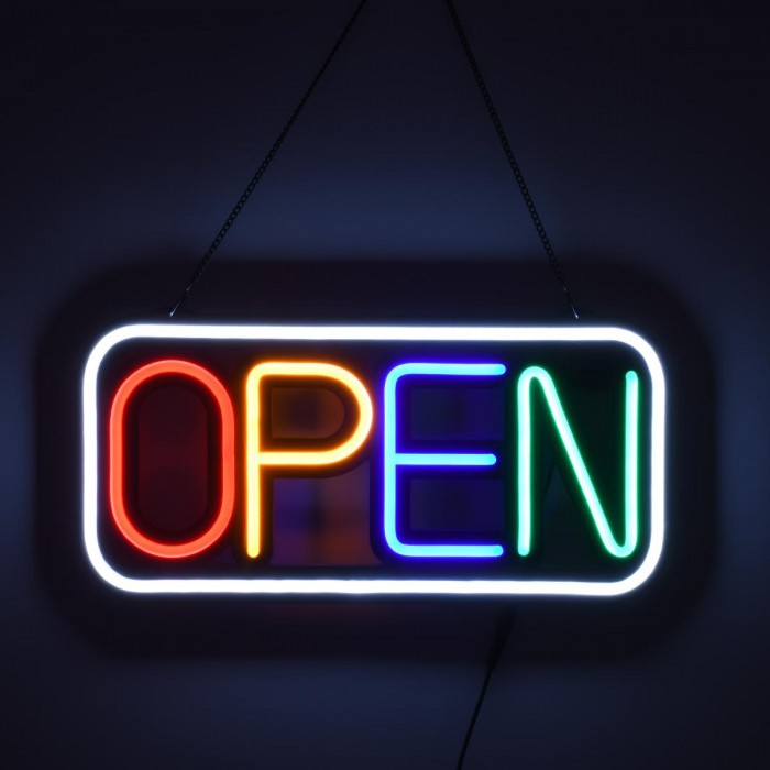 GloboStar® 85857 Φωτιστικό Ταμπέλα Φωτεινή Επιγραφή NEON LED Σήμανσης Animated Square OPEN 30W AC 230V με Διακόπτη On/Off και Ασύρματο Χειριστήριο IR Λευκό - Κόκκινο - Πράσινο - Κίτρινο - Γαλάζιο GloboStar® 85857 Φωτιστικό Ταμπέλα Φωτεινή Επιγραφή NEON LED Σήμανσης Animated Square OPEN 30W AC 230V με Διακόπτη On/Off και Ασύρματο Χειριστήριο IR Λευκό - Κόκκινο - Πράσινο - Κίτρινο - Γαλάζιο