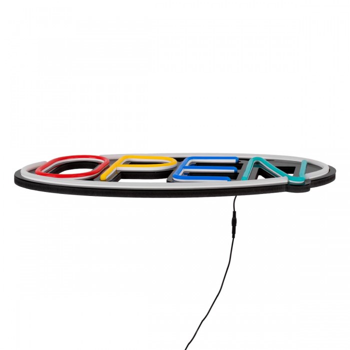 GloboStar® 85858 Φωτιστικό Ταμπέλα Φωτεινή Επιγραφή NEON LED Σήμανσης Animated Ovale OPEN 30W AC 230V με Διακόπτη On/Off και Ασύρματο Χειριστήριο IR Λευκό - Κόκκινο - Πράσινο - Κίτρινο - Γαλάζιο GloboStar® 85858 Φωτιστικό Ταμπέλα Φωτεινή Επιγραφή NEON LED Σήμανσης Animated Ovale OPEN 30W AC 230V με Διακόπτη On/Off και Ασύρματο Χειριστήριο IR Λευκό - Κόκκινο - Πράσινο - Κίτρινο - Γαλάζιο
