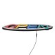GloboStar® 85858 Φωτιστικό Ταμπέλα Φωτεινή Επιγραφή NEON LED Σήμανσης Animated Ovale OPEN 30W AC 230V με Διακόπτη On/Off και Ασύρματο Χειριστήριο IR Λευκό - Κόκκινο - Πράσινο - Κίτρινο - Γαλάζιο GloboStar® 85858 Φωτιστικό Ταμπέλα Φωτεινή Επιγραφή NEON LED Σήμανσης Animated Ovale OPEN 30W AC 230V με Διακόπτη On/Off και Ασύρματο Χειριστήριο IR Λευκό - Κόκκινο - Πράσινο - Κίτρινο - Γαλάζιο