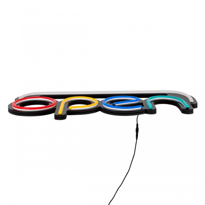 GloboStar® 85859 Φωτιστικό Ταμπέλα Φωτεινή Επιγραφή NEON LED Σήμανσης Animated OPEN 30W AC 230V με Διακόπτη On/Off και Ασύρματο Χειριστήριο IR Λευκό - Κόκκινο - Πράσινο - Κίτρινο - Γαλάζιο GloboStar® 85859 Φωτιστικό Ταμπέλα Φωτεινή Επιγραφή NEON LED Σήμανσης Animated OPEN 30W AC 230V με Διακόπτη On/Off και Ασύρματο Χειριστήριο IR Λευκό - Κόκκινο - Πράσινο - Κίτρινο - Γαλάζιο