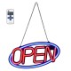 GloboStar® 85860 Φωτιστικό Ταμπέλα Φωτεινή Επιγραφή NEON LED Σήμανσης Animated Ovale OPEN 30W AC 230V με Διακόπτη On/Off και Ασύρματο Χειριστήριο IR Μπλε - Κόκκινο GloboStar® 85860 Φωτιστικό Ταμπέλα Φωτεινή Επιγραφή NEON LED Σήμανσης Animated Ovale OPEN 30W AC 230V με Διακόπτη On/Off και Ασύρματο Χειριστήριο IR Μπλε - Κόκκινο