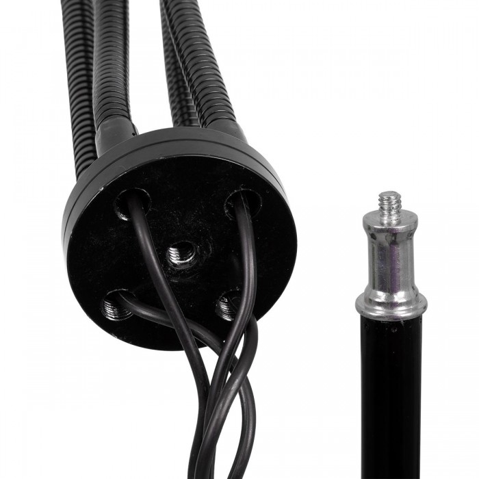 GloboStar® 85956 Grow Light Full Spectrum LED Φωτιστικό Ανάπτυξης Φυτών Γλάστρας με 4 Κινούμενες Κεφαλές & Τρίποδο 150cm SMD 2835 20W 180° AC230V IP20 με Dimmer & Timer Εσωτερικού Χώρου για Κάλυψη Επιφάνειας 1m x 1m Πλήρους Φάσματος Φωτισμού