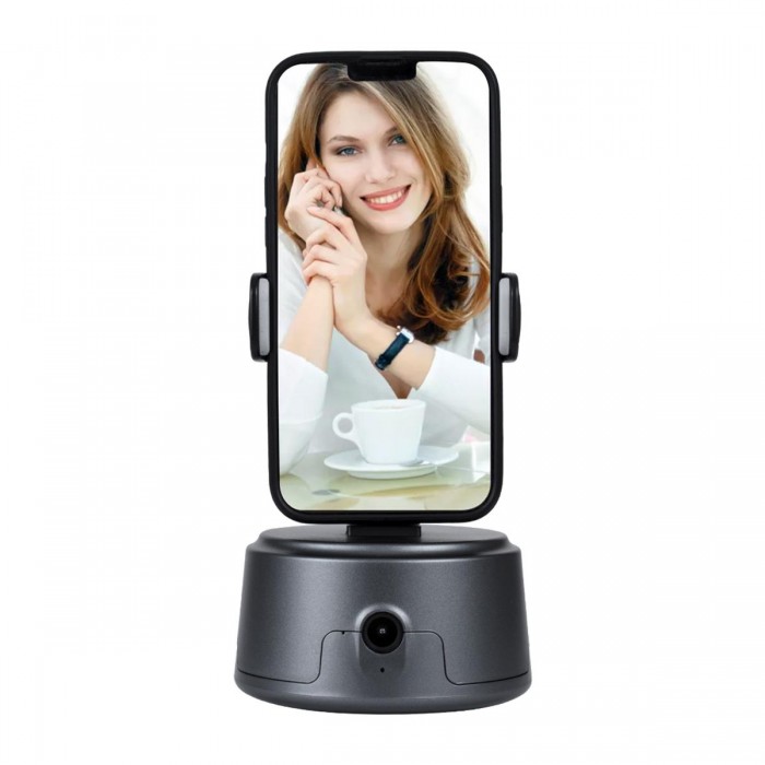 GloboStar® 86005 Following Face Auto Tracking Live Steaming Mobile Stand - Βάση Κινητού με Ανιχνευτή Κίνησης & Βάση για Τρίποδο - Μαύρο GloboStar® 86005 Following Face Auto Tracking Live Steaming Mobile Stand - Βάση Κινητού με Ανιχνευτή Κίνησης & Βάση για Τρίποδο - Μαύρο