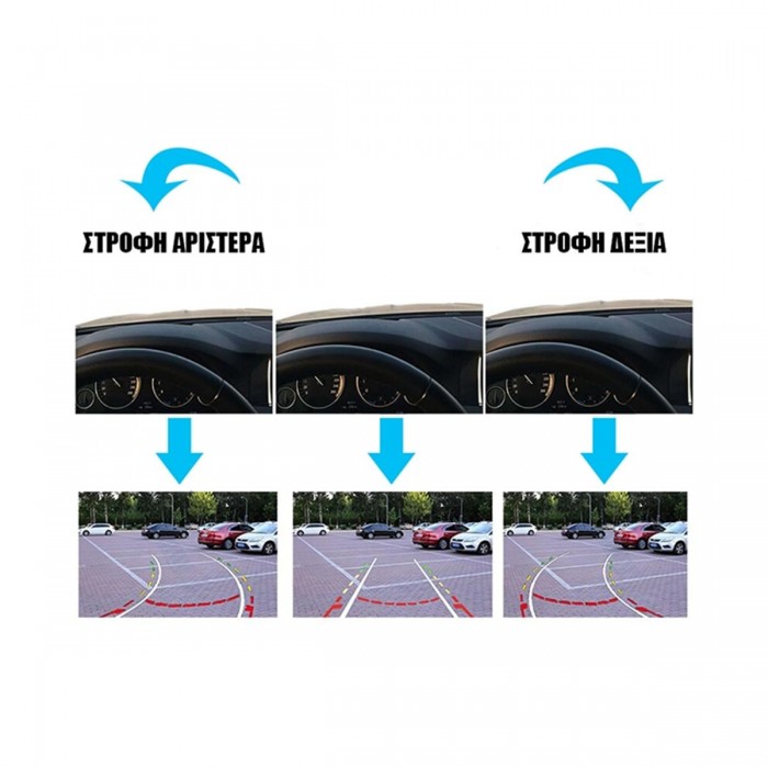 GloboStar® 86022 Αδιάβροχη Εξωτερική Έγχρωμη Κάμερα Οπισθοπορείας Αυτοκινήτου 1080p HD AHD Signal with Moving Parking Lines IP68 GloboStar® 86022 Αδιάβροχη Εξωτερική Έγχρωμη Κάμερα Οπισθοπορείας Αυτοκινήτου 1080p HD AHD Signal with Moving Parking Lines IP68