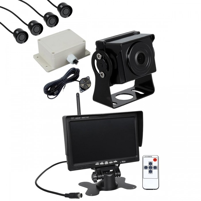 GloboStar® 86033 Έγχρωμη Κάμερα 720p CMOS HD Οπισθοπορείας Αυτοκινήτου-Φορτηγού DC 12-24V 170° με Οθόνη 7 GloboStar® 86033 Έγχρωμη Κάμερα 720p CMOS HD Οπισθοπορείας Αυτοκινήτου-Φορτηγού DC 12-24V 170° με Οθόνη 7