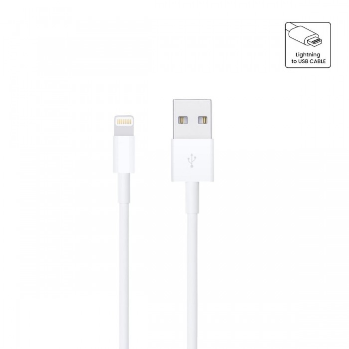 GloboStar® 86090 Καλώδιο Φόρτισης Fast Charging Data iPhone 1M από Regular USB 2.0 σε 8 Pin Lightning Λευκό GloboStar® 86090 Καλώδιο Φόρτισης Fast Charging Data iPhone 1M από Regular USB 2.0 σε 8 Pin Lightning Λευκό