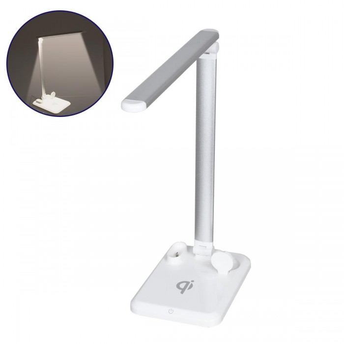 GloboStar® CHATEAU 86101 Μοντέρνο Φωτιστικό Γραφείου Λευκό LED 5 Watt 1000lm DC 5V Αφής & Καλώδιο Τροφοδοσίας USB με Ασύρματη Φόρτιση - Wireless Charger για Τηλέφωνα και Earphones Φυσικό Λευκό 4500K GloboStar® CHATEAU 86101 Μοντέρνο Φωτιστικό Γραφείου Λευκό LED 5 Watt 1000lm DC 5V Αφής & Καλώδιο Τροφοδοσίας USB με Ασύρματη Φόρτιση - Wireless Charger για Τηλέφωνα και Earphones Φυσικό Λευκό 4500K