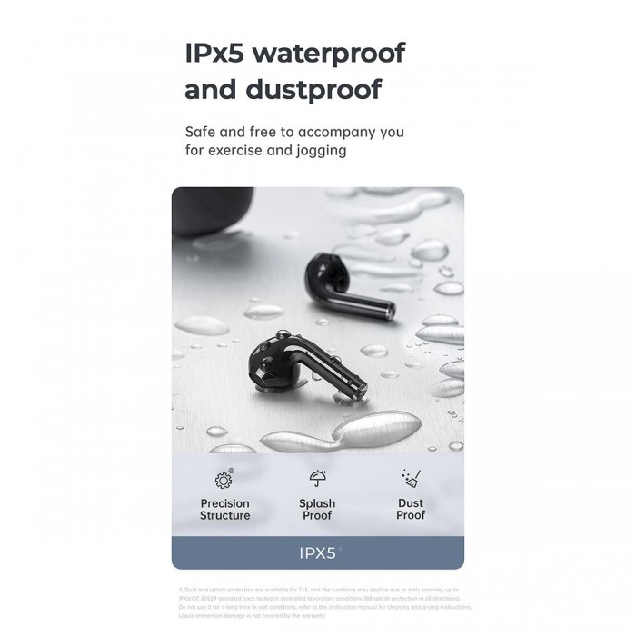 GloboStar® 87055 JOYROOM Originals JR-T13 Bilateral TWS Earphones με Θήκη Φόρτισης True Wireless Bluetooth V5.0 Binaural Συμβατό με iOS & Android Μαύρο GloboStar® 87055 JOYROOM Originals JR-T13 Bilateral TWS Earphones με Θήκη Φόρτισης True Wireless Bluetooth V5.0 Binaural Συμβατό με iOS & Android Μαύρο