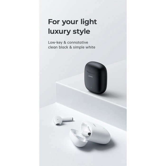GloboStar® 87055 JOYROOM Originals JR-T13 Bilateral TWS Earphones με Θήκη Φόρτισης True Wireless Bluetooth V5.0 Binaural Συμβατό με iOS & Android Μαύρο GloboStar® 87055 JOYROOM Originals JR-T13 Bilateral TWS Earphones με Θήκη Φόρτισης True Wireless Bluetooth V5.0 Binaural Συμβατό με iOS & Android Μαύρο