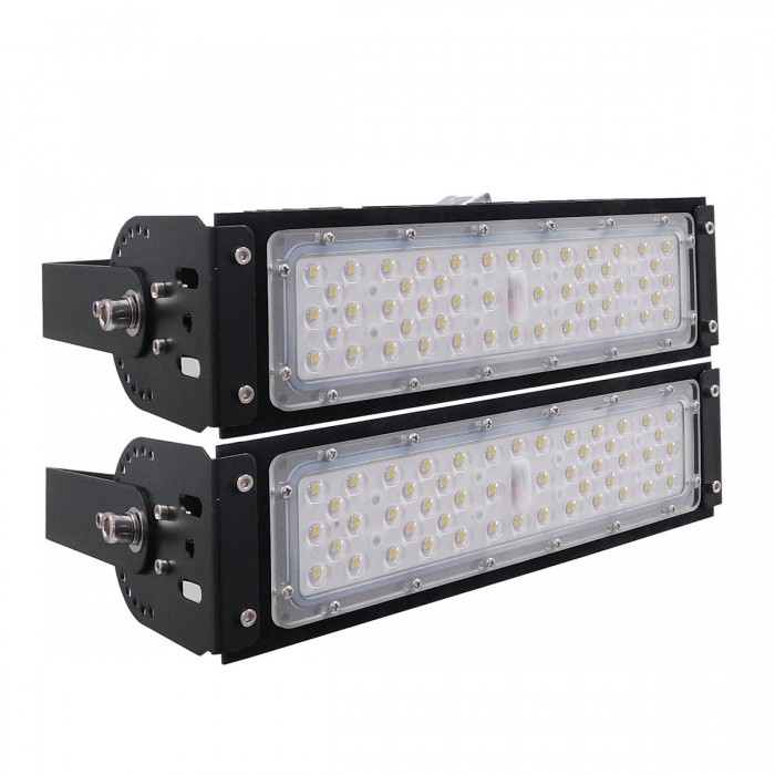 GloboStar® GOLIATH 90100-2 LED Προβολέας Γηπέδου - Φωτιστικό Tunnel 100W 16000LM 75°*135° AC 100-277V IP65 - Ψυχρό Λευκό 5000K - MeanWell Driver & LumiLEDs Chip - 5 Years Warranty GloboStar® GOLIATH 90100-2 LED Προβολέας Γηπέδου - Φωτιστικό Tunnel 100W 16000LM 75°*135° AC 100-277V IP65 - Ψυχρό Λευκό 5000K - MeanWell Driver & LumiLEDs Chip - 5 Years Warranty