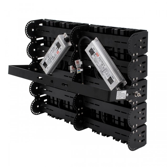 GloboStar® GOLIATH 90104 LED Προβολέας Γηπέδου - Φωτιστικό Tunnel 500W 80000LM 75°*135° AC 100-277V IP65 -  Ψυχρό Λευκό 5000K - MeanWell Driver & LumiLEDs Chip - 5 Years Warranty
