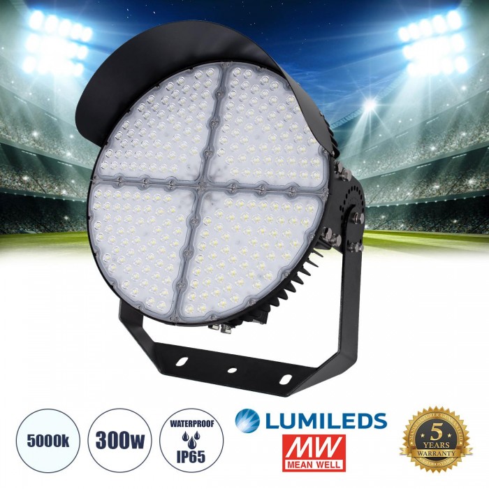 GloboStar® CYCLOP 90106 LED Προβολέας Γηπέδου 300W 48000LM 60° AC 100-277V IP65 - Ψυχρό Λευκό 5000K - MeanWell Driver & LumiLEDs Chip - 5 Years Warranty GloboStar® CYCLOP 90106 LED Προβολέας Γηπέδου 300W 48000LM 60° AC 100-277V IP65 - Ψυχρό Λευκό 5000K - MeanWell Driver & LumiLEDs Chip - 5 Years Warranty