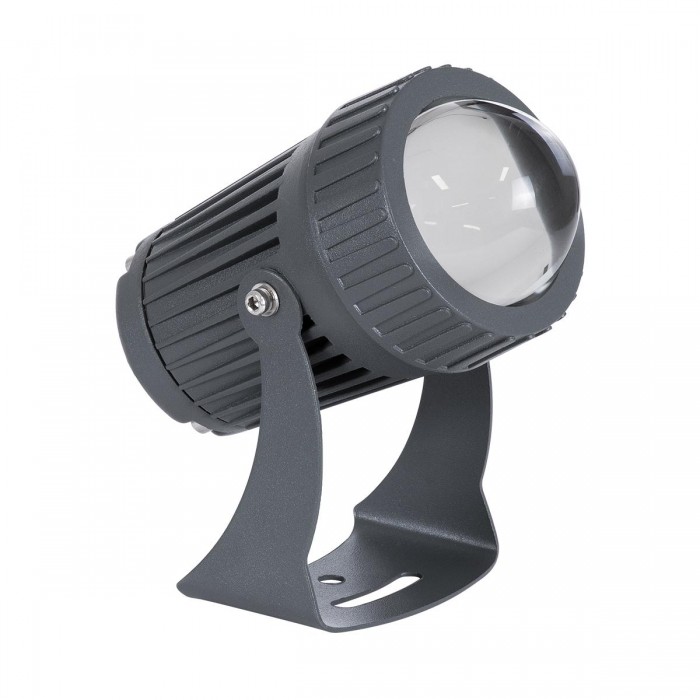 GloboStar® SPOT-FENIA 90136 Σποτ Φωτισμου Wall Washer LED 10W 1000lm 5° DC 24V Αδιάβροχο IP65 D7 x H12cm Μπλε - Γκρι Ανθρακί - 3 Years Warranty