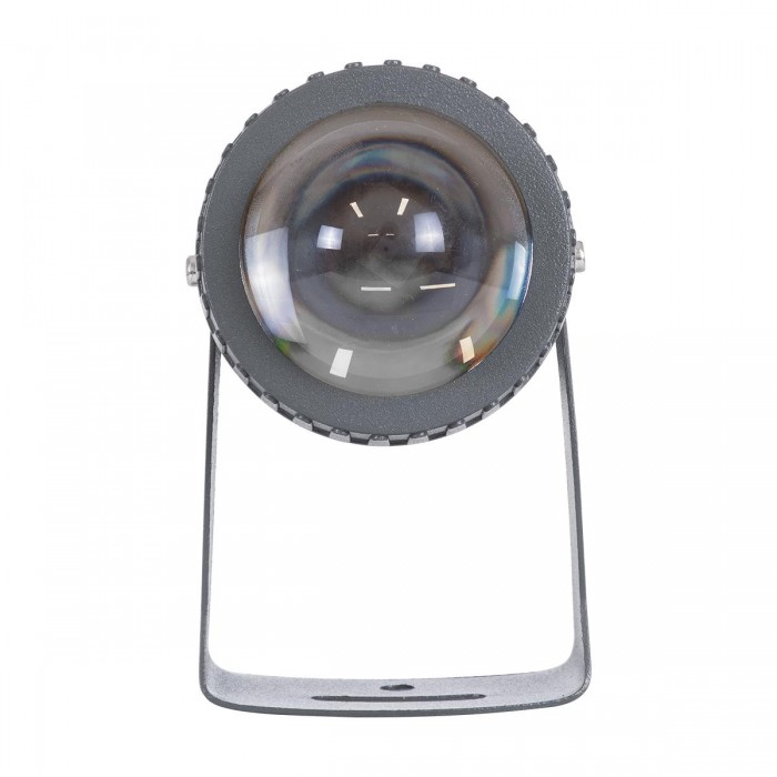 GloboStar® SPOT-FENIA 90136 Σποτ Φωτισμου Wall Washer LED 10W 1000lm 5° DC 24V Αδιάβροχο IP65 D7 x H12cm Μπλε - Γκρι Ανθρακί - 3 Years Warranty
