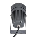 GloboStar® SPOT-FENIA 90136 Σποτ Φωτισμου Wall Washer LED 10W 1000lm 5° DC 24V Αδιάβροχο IP65 D7 x H12cm Μπλε - Γκρι Ανθρακί - 3 Years Warranty