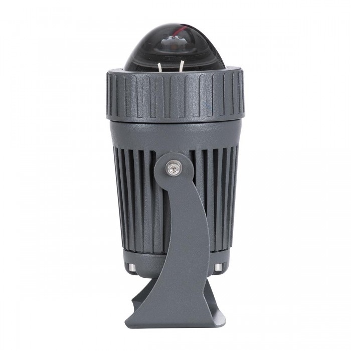 GloboStar® SPOT-FENIA 90136 Σποτ Φωτισμου Wall Washer LED 10W 1000lm 5° DC 24V Αδιάβροχο IP65 D7 x H12cm Μπλε - Γκρι Ανθρακί - 3 Years Warranty