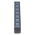 GloboStar® WASHER-VAIA 90182 Μπάρα Φωτισμού Wall Washer LED 6W 600lm 30° DC 24V Αδιάβροχο IP65 Μ30 x Π4 x Υ5cm Μπλε - Γκρι Ανθρακί - 3 Years Warranty
