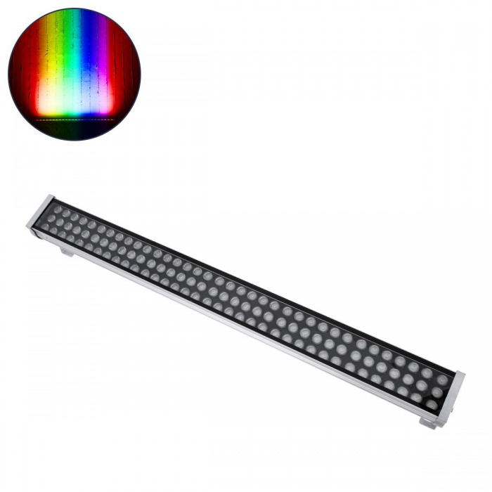 GloboStar® WASHER-GAIA 90218 Μπάρα Φωτισμού Wall Washer LED 216W 18360lm 10° DC 24V Αδιάβροχο IP67 L100 x W10.2 x H9.5cm RGBW DMX512 - Ασημί - 3 Years Warranty GloboStar® WASHER-GAIA 90218 Μπάρα Φωτισμού Wall Washer LED 216W 18360lm 10° DC 24V Αδιάβροχο IP67 L100 x W10.2 x H9.5cm RGBW DMX512 - Ασημί - 3 Years Warranty