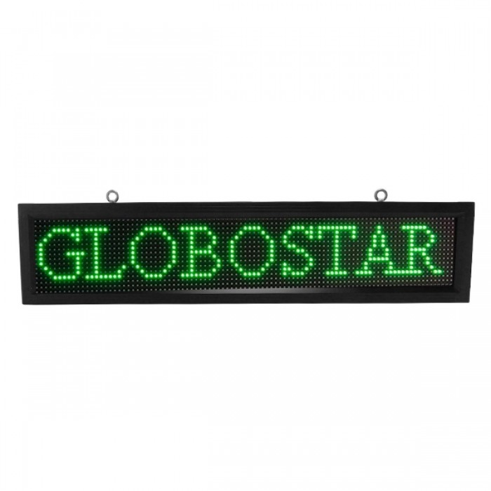 GloboStar® 90252 Κυλιόμενη Ψηφιακή Επιγραφή P10 LED SMD AC 220-240V με Wi-Fi - Αδιάβροχή IP54 - Μονής Όψης - Μ104 x Π9 x Υ24cm Πράσινο GloboStar® 90252 Κυλιόμενη Ψηφιακή Επιγραφή P10 LED SMD AC 220-240V με Wi-Fi - Αδιάβροχή IP54 - Μονής Όψης - Μ104 x Π9 x Υ24cm Πράσινο