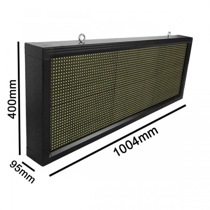GloboStar® 90270 Κυλιόμενη Ψηφιακή Επιγραφή P10 LED SMD AC 220-240V με Wi-Fi - Αδιάβροχή IP54 - Μονής Όψης - Μ104 x Π9 x Υ40cm Ψυχρό Λευκό 6000K GloboStar® 90270 Κυλιόμενη Ψηφιακή Επιγραφή P10 LED SMD AC 220-240V με Wi-Fi - Αδιάβροχή IP54 - Μονής Όψης - Μ104 x Π9 x Υ40cm Ψυχρό Λευκό 6000K