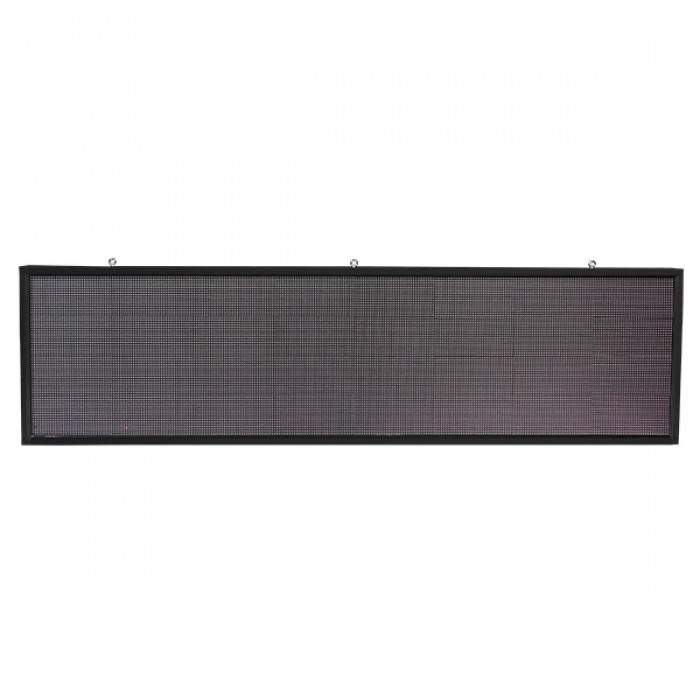 GloboStar® 90292 Κυλιόμενη Ψηφιακή Επιγραφή P10 LED SMD AC 220-240V με Wi-Fi - Αδιάβροχή IP54 - Μονής Όψης - Μ264 x Π9 x Υ72cm Πράσινο