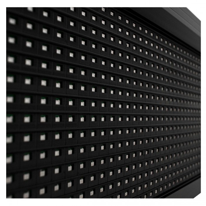 GloboStar® 90292 Κυλιόμενη Ψηφιακή Επιγραφή P10 LED SMD AC 220-240V με Wi-Fi - Αδιάβροχή IP54 - Μονής Όψης - Μ264 x Π9 x Υ72cm Πράσινο