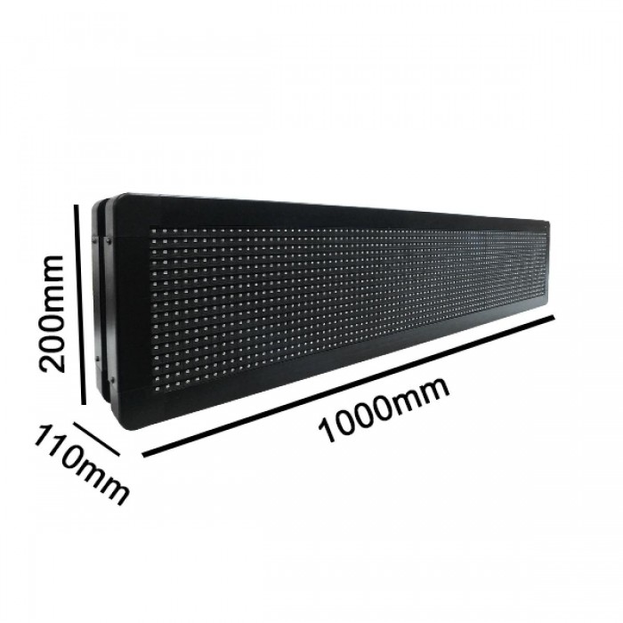 GloboStar® 90305 Κυλιόμενη Ψηφιακή Επιγραφή P10 LED SMD AC 220-240V με Wi-Fi - Αδιάβροχή IP65 - Διπλής Όψης - Μ104 x Π12 x Υ20cm RGBW GloboStar® 90305 Κυλιόμενη Ψηφιακή Επιγραφή P10 LED SMD AC 220-240V με Wi-Fi - Αδιάβροχή IP65 - Διπλής Όψης - Μ104 x Π12 x Υ20cm RGBW