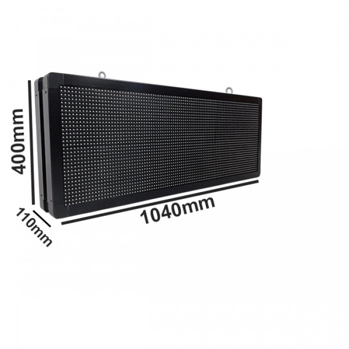 GloboStar® 90325 Κυλιόμενη Ψηφιακή Επιγραφή P10 LED SMD AC 220-240V με Wi-Fi - Αδιάβροχή IP65 - Διπλής Όψης - Μ104 x Π12 x Υ40cm RGBW GloboStar® 90325 Κυλιόμενη Ψηφιακή Επιγραφή P10 LED SMD AC 220-240V με Wi-Fi - Αδιάβροχή IP65 - Διπλής Όψης - Μ104 x Π12 x Υ40cm RGBW