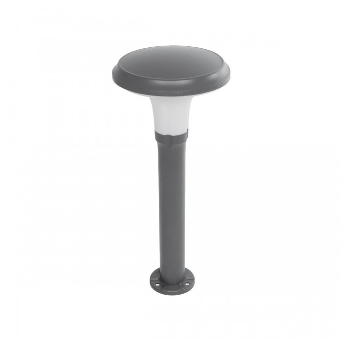 GLOBOSTAR® WHISPER 90548 Φωτιστικό Κολωνάκι Κήπου με Ντουί 1 x E27 AC 220-240V Αδιάβροχο IP65 - Γκρι Ανθρακί - Μ27 x Π27 x Υ79cm