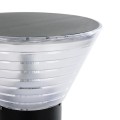 GLOBOSTAR® VEGGIE 90550 Φωτιστικό Κολωνάκι Κήπου με Ντουί 1 x E27 60° AC 220-240V Αδιάβροχο IP65 - Μαύρο - Μ23 x Π23 x Υ60cm