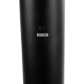 GLOBOSTAR® VEGGIE 90550 Φωτιστικό Κολωνάκι Κήπου με Ντουί 1 x E27 60° AC 220-240V Αδιάβροχο IP65 - Μαύρο - Μ23 x Π23 x Υ60cm