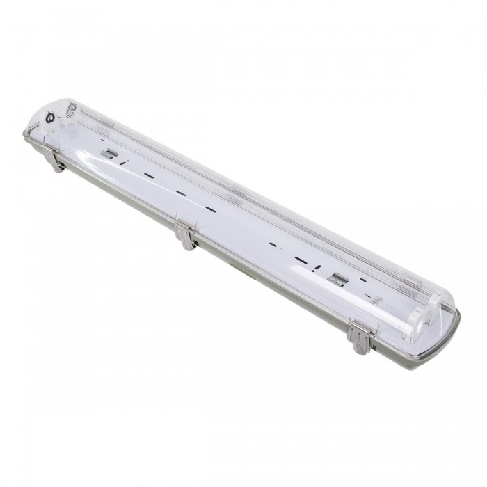 GloboStar® 90611 2 x 60cm T8 Tri-Proof Πλαστικό PC Σκαφάκι με Μεταλλικά Clips για 2 x Λάμπες Φθορίου LED Τροφοδοσίας Ενός Άκρου Αδιάβροχο IP65 GloboStar® 90611 2 x 60cm T8 Tri-Proof Πλαστικό PC Σκαφάκι με Μεταλλικά Clips για 2 x Λάμπες Φθορίου LED Τροφοδοσίας Ενός Άκρου Αδιάβροχο IP65