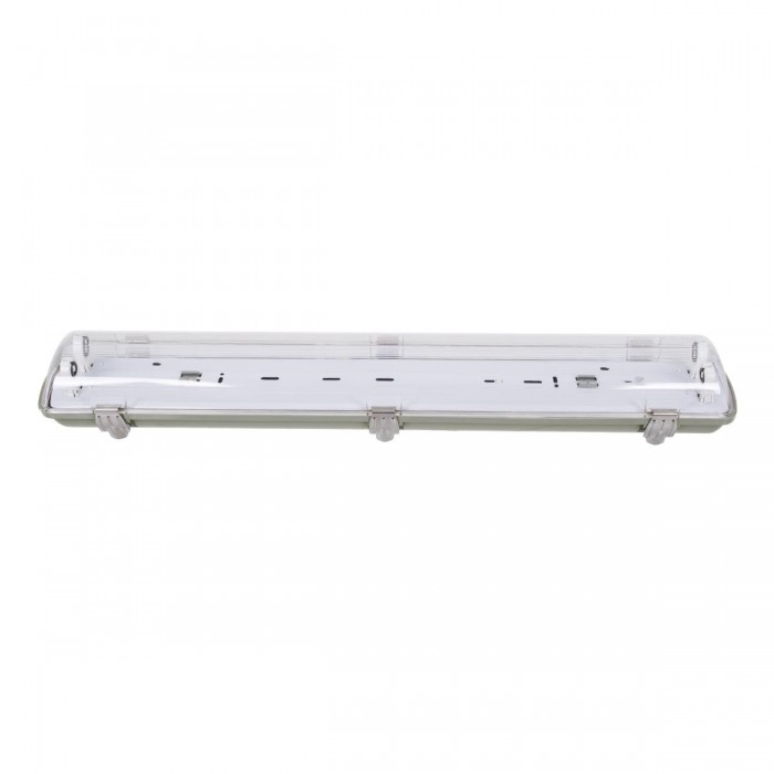 GloboStar® 90611 2 x 60cm T8 Tri-Proof Πλαστικό PC Σκαφάκι με Μεταλλικά Clips για 2 x Λάμπες Φθορίου LED Τροφοδοσίας Ενός Άκρου Αδιάβροχο IP65 GloboStar® 90611 2 x 60cm T8 Tri-Proof Πλαστικό PC Σκαφάκι με Μεταλλικά Clips για 2 x Λάμπες Φθορίου LED Τροφοδοσίας Ενός Άκρου Αδιάβροχο IP65